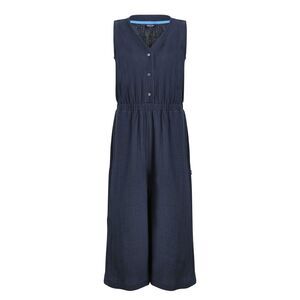 Weird Fish Womens/Ladies Alani Double Layered Jumpsuit / Navy